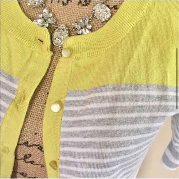 •Cyrus• color block striped cardigan - Picture 2 of 5